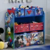 Delta Children Mickey Mouse Multi-Bin Toy Organizer Storage