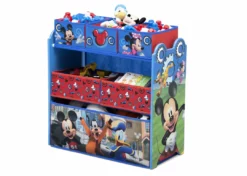 Delta Children Mickey Mouse Multi-Bin Toy Organizer Storage