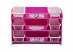 Delta Children Storage Minnie Mouse Plastic 9 Bin Organizer 12 Delta Children Storage Minnie Mouse Plastic 9 Bin Organizer