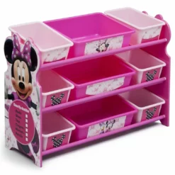 Delta Children Storage Minnie Mouse Plastic 9 Bin Organizer 13 Delta Children Storage Minnie Mouse Plastic 9 Bin Organizer