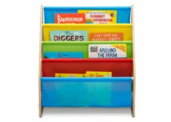 Delta Children Storage & Organization Sling Book Rack Bookshelf For Kids