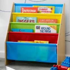 Delta Children Storage & Organization Sling Book Rack Bookshelf For Kids