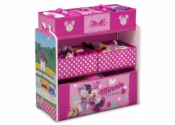Delta Children Storage Minnie Mouse Design And Store 6 Bin Toy Organizer