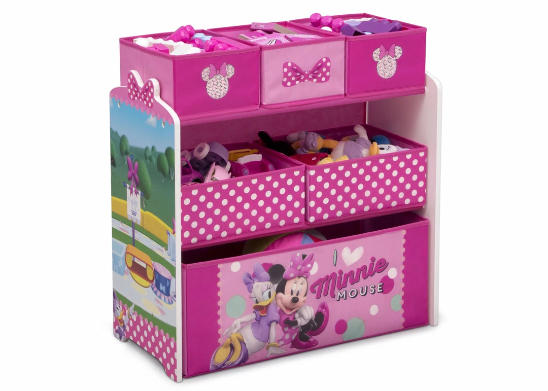 Delta Children Storage Minnie Mouse Design And Store 6 Bin Toy Organizer 4 Delta Children Storage Minnie Mouse Design And Store 6 Bin Toy Organizer