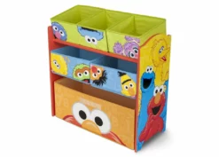 Delta Children Sesame Street Multi-Bin Toy Organizer Storage