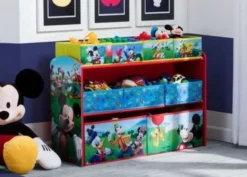 Delta Children Mickey Mouse Deluxe Multi-Bin Toy Organizer