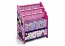 Delta Children Minnie Mouse Book & Toy Organizer Storage