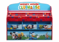 Delta Children Mickey Mouse Deluxe Book & Toy Organizer