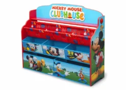 Delta Children Mickey Mouse Deluxe Book & Toy Organizer