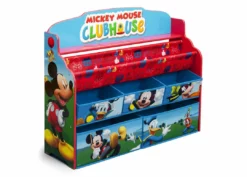 Delta Children Mickey Mouse Deluxe Book & Toy Organizer