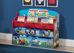Delta Children Mickey Mouse Deluxe Book & Toy Organizer