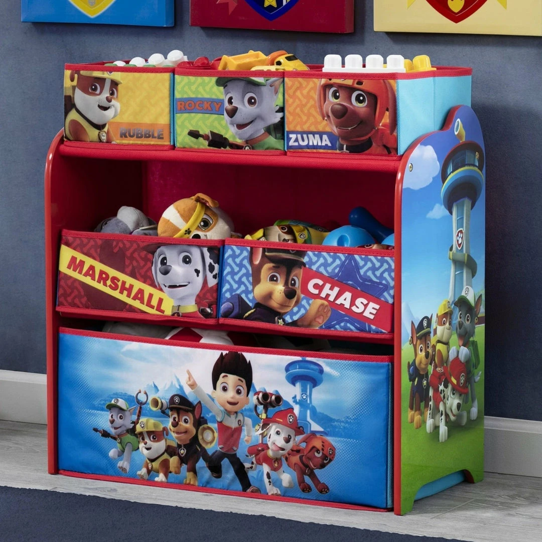 Delta Children Storage PAW Patrol Multi-Bin Toy Organizer 8 Delta Children Storage PAW Patrol Multi-Bin Toy Organizer