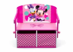 Delta Children Book & Toy Storage Minnie Mouse Activity Bench