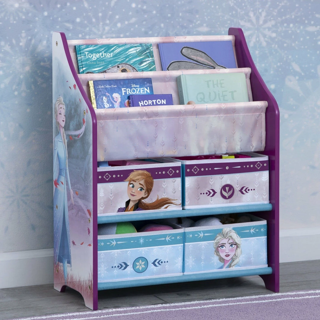 Delta Children Frozen II Toy And Book Organizer Storage 8 Delta Children Frozen II Toy And Book Organizer Storage