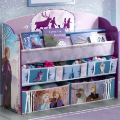 Delta Children Frozen II Deluxe Toy And Book Organizer