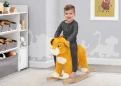 Delta Children What's New The Lion King Simba Plush Rocker