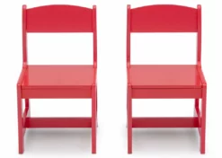 Delta Children Table & Chair Sets MySize Wood Kids Chairs For Playroom (Pack Of 2)