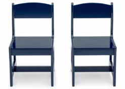 Delta Children Table & Chair Sets MySize Wood Kids Chairs For Playroom (Pack Of 2)