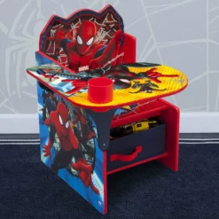 Delta Children Activity Desks Spider-Man Chair Desk With Storage Bin