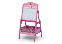 Delta Children Rainbow Dreams Wooden Activity Easel With Storage