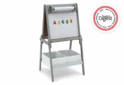 Delta Children Chelsea Double-Sided Storage Easel With Paper Roll And Magnets | Dry Erase Surface & Chalkboard Surface Gifts 15 Delta Children Chelsea Double-Sided Storage Easel With Paper Roll And Magnets | Dry Erase Surface & Chalkboard Surface Gifts