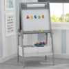 Delta Children Chelsea Double-Sided Storage Easel With Paper Roll And Magnets | Dry Erase Surface & Chalkboard Surface Gifts