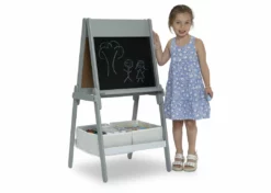 Delta Children Chelsea Double-Sided Storage Easel With Paper Roll And Magnets | Dry Erase Surface & Chalkboard Surface Gifts 14 Delta Children Chelsea Double-Sided Storage Easel With Paper Roll And Magnets | Dry Erase Surface & Chalkboard Surface Gifts