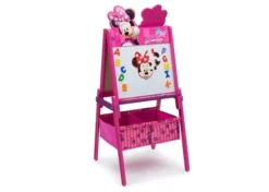Delta Children Easels Minnie Mouse Wooden Double Sided Activity Easel
