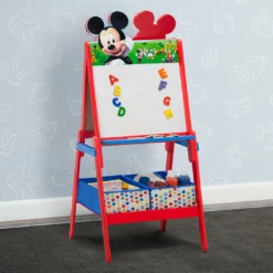 Delta Children Mickey Mouse Wooden Double Sided Activity Easel 17 Delta Children Mickey Mouse Wooden Double Sided Activity Easel