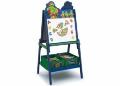 Delta Children Teenage Mutant Ninja Turtles Wooden Double Sided Activity Easel Easels