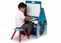 Delta Children Mickey Mouse Activity Center - Easel Desk With Stool & Toy Organizer Easels