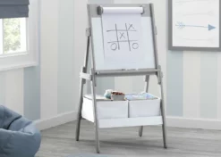 Delta Children Classic Kids Whiteboard/Dry Erase Easel With Paper Roll And Storage