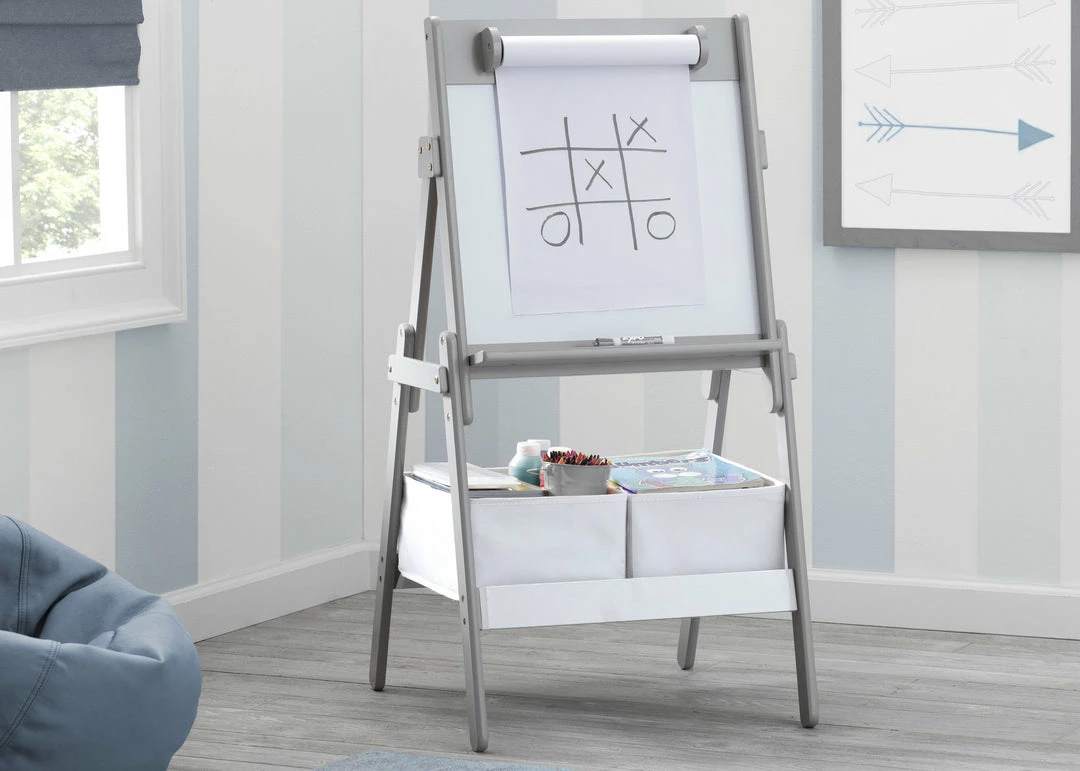 Delta Children Classic Kids Whiteboard/Dry Erase Easel With Paper Roll And Storage 4 Delta Children Classic Kids Whiteboard/Dry Erase Easel With Paper Roll And Storage