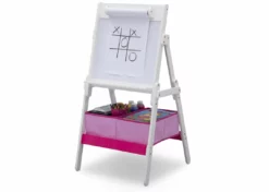 Delta Children Classic Kids Whiteboard/Dry Erase Easel With Paper Roll And Storage 21 Delta Children Classic Kids Whiteboard/Dry Erase Easel With Paper Roll And Storage