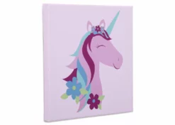Delta Children Unicorn 3-Piece Canvas Wall Art Set For Girls