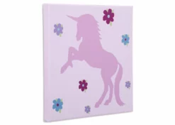 Delta Children Unicorn 3-Piece Canvas Wall Art Set For Girls