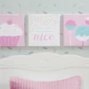 Delta Children Cake Pops 3-Piece Canvas Wall Art Set For Girls