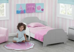 Delta Children Décor & Accessories Seashell 3-Piece Canvas Wall Art Set For Girls