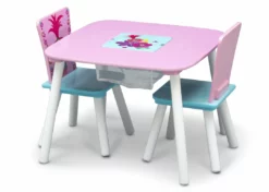 Delta Children Trolls World Tour Table And Chair Set With Storage