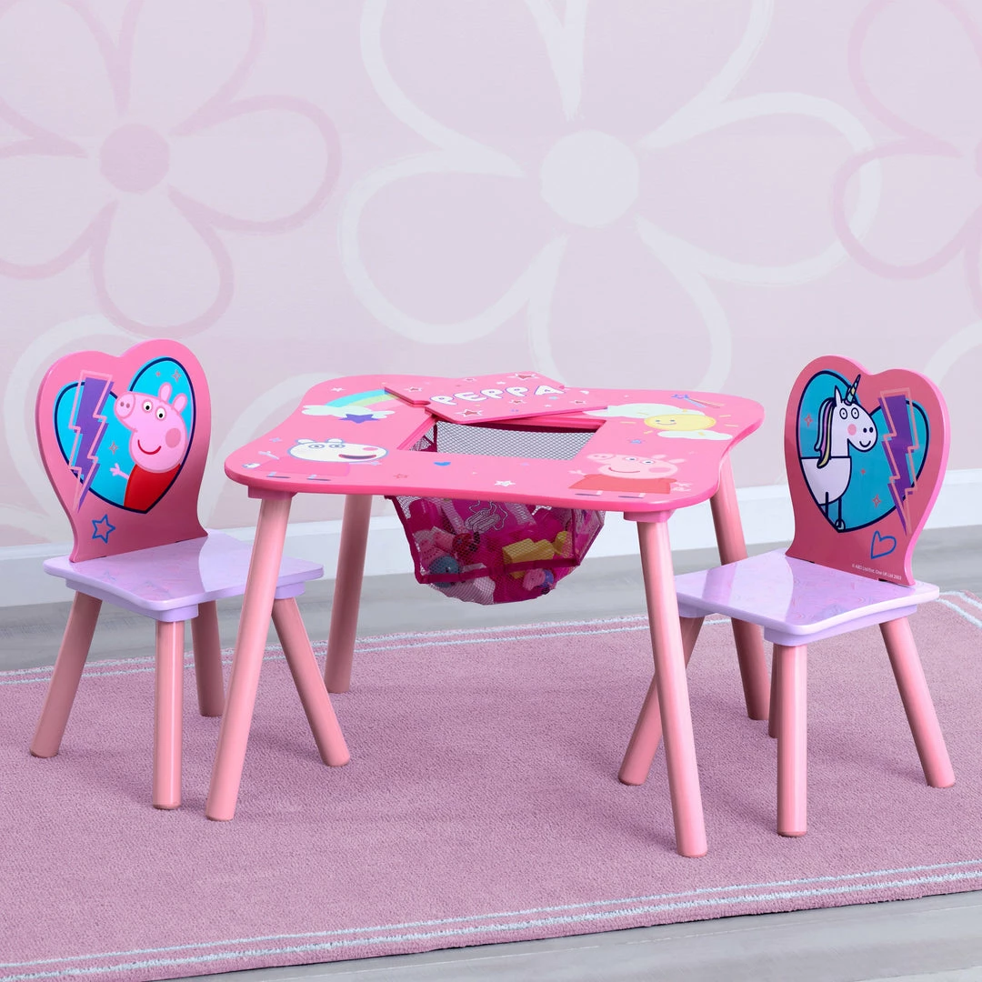 Delta Children Peppa Pig Table And Chair Set With Storage Table & Chair Sets 3 Delta Children Peppa Pig Table And Chair Set With Storage Table & Chair Sets