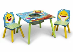 Delta Children Baby Shark Kids Table And Chair Set With Storage Gifts