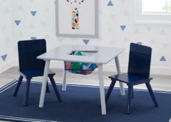 Delta Children Kids Table And Chair Set With Storage (2 Chairs Included)