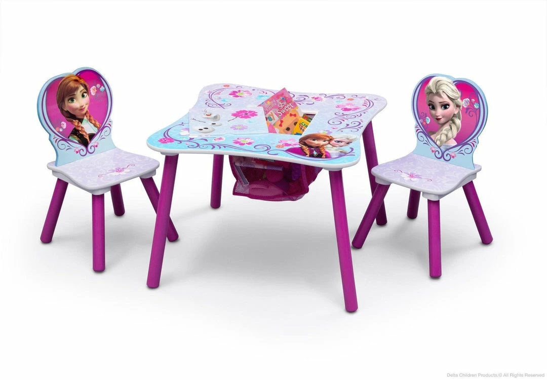 Delta Children Frozen Table & Chair Set With Storage 5 Delta Children Frozen Table & Chair Set With Storage