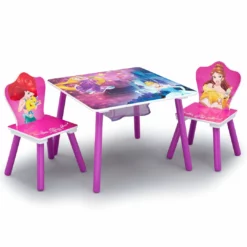 Delta Children Princess Table And Chair Set With Storage