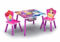Delta Children Princess Table And Chair Set With Storage