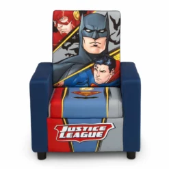 Delta Children Kids’ Chairs Justice League High Back Upholstered Chair