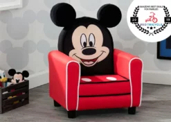 Delta Children Kids’ Chairs Mickey Mouse Figural Upholstered Kids Chair