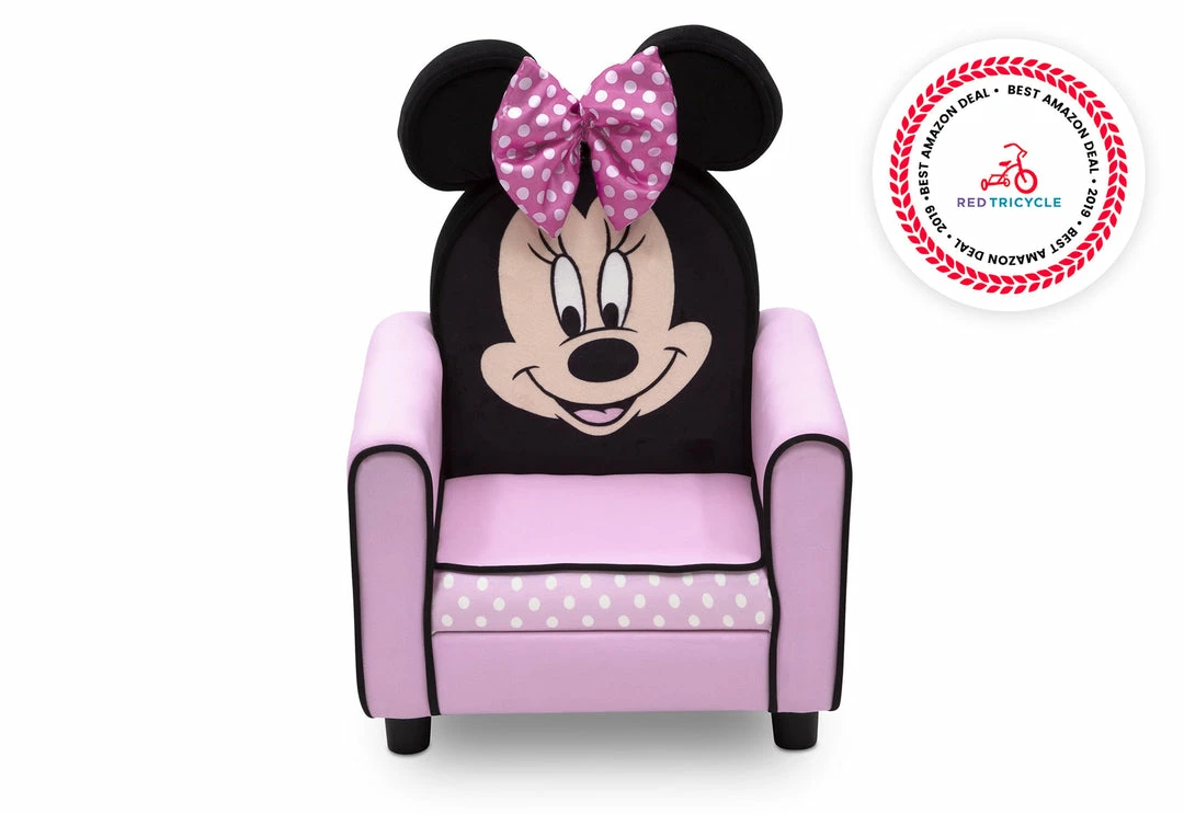 Delta Children Kids’ Chairs Minnie Mouse Figural Upholstered Kids Chair
