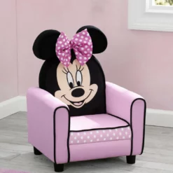 Delta Children Kids’ Chairs Minnie Mouse Figural Upholstered Kids Chair