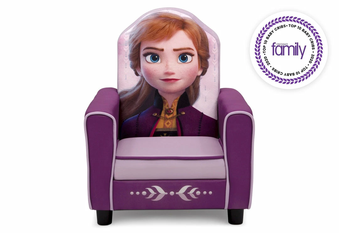 Delta Children Kids’ Chairs Frozen II Anna Figural Upholstered Kids Chair